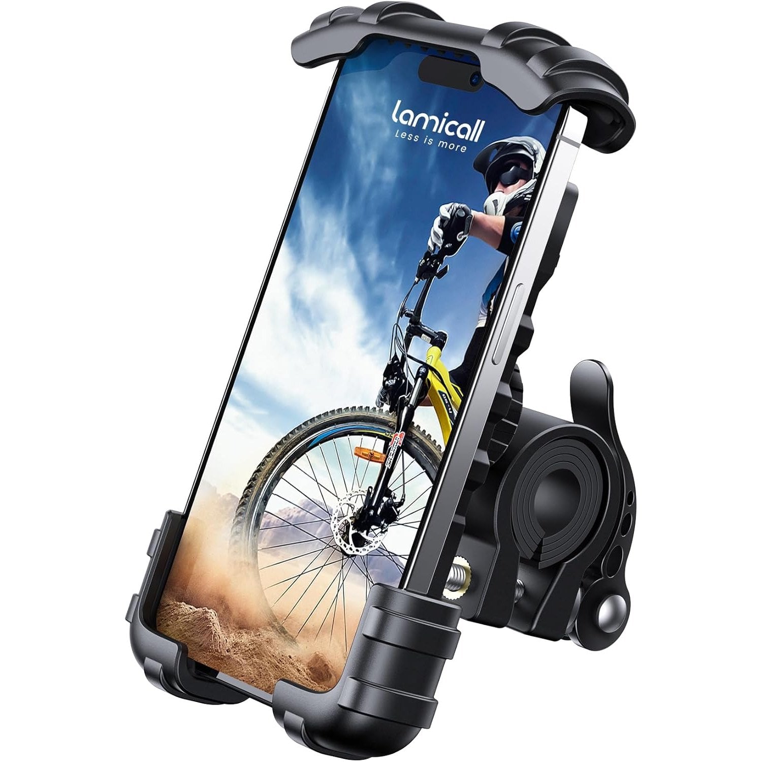 Lamicall Universal Bike & Motorcycle Phone Holder for 4.7‑6.8" Smartphones